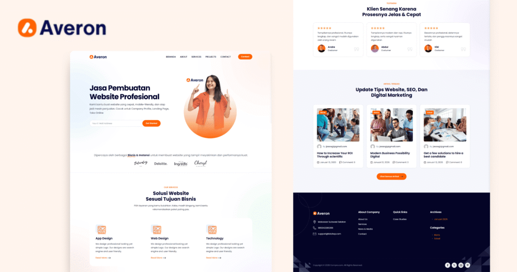 Averon – Business & Agency WordPress Theme