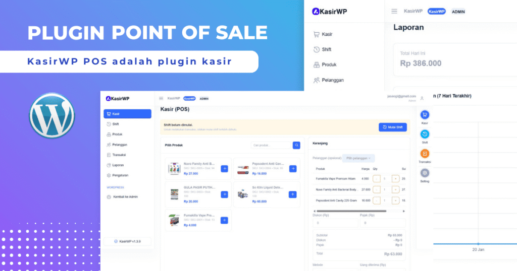 KasirWP – Plugin WordPress POS (Point of Sale)