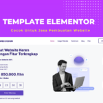 Template Elementor Web Design Profesional untuk Jasa Pembuatan Website